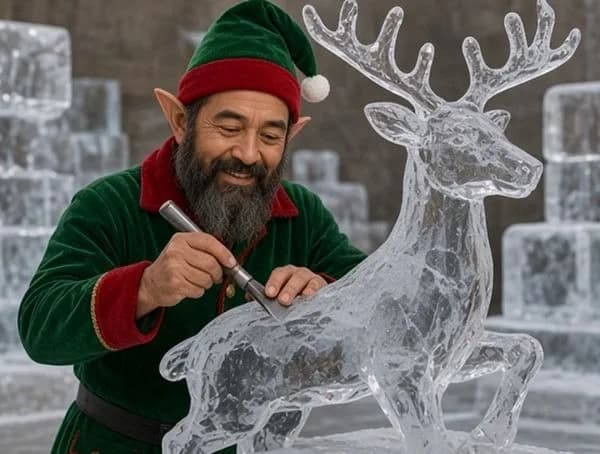 Glaçon, Sculpteur de glace