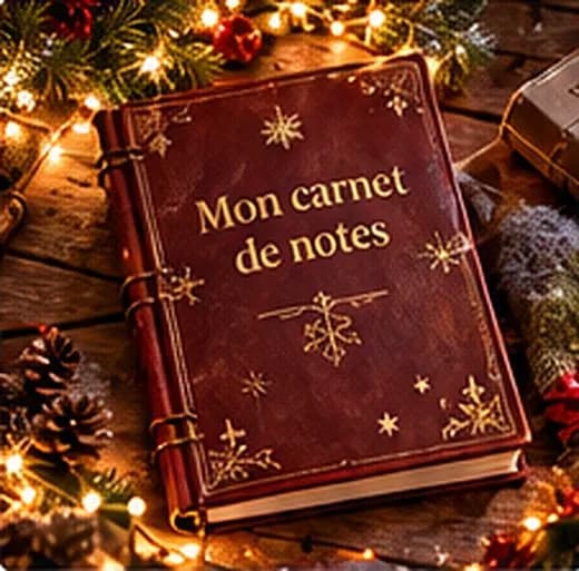 Le carnet de notes du Père Noël
