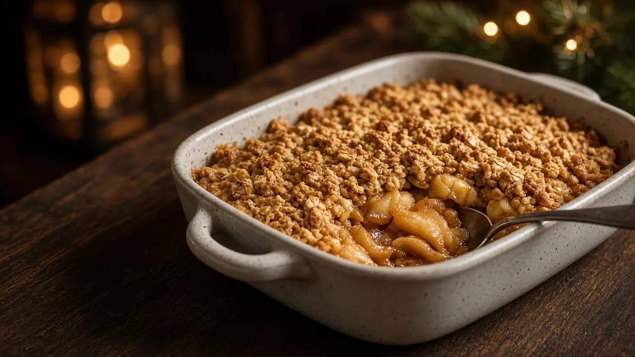 Crumble pomme-poire