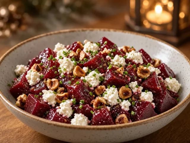 Assaisonner, Salade de betterave et chèvre
