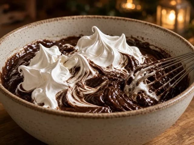 Blancs, Soufflé au chocolat