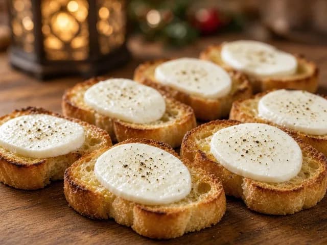 Fromage, Bruschetta de Noël
