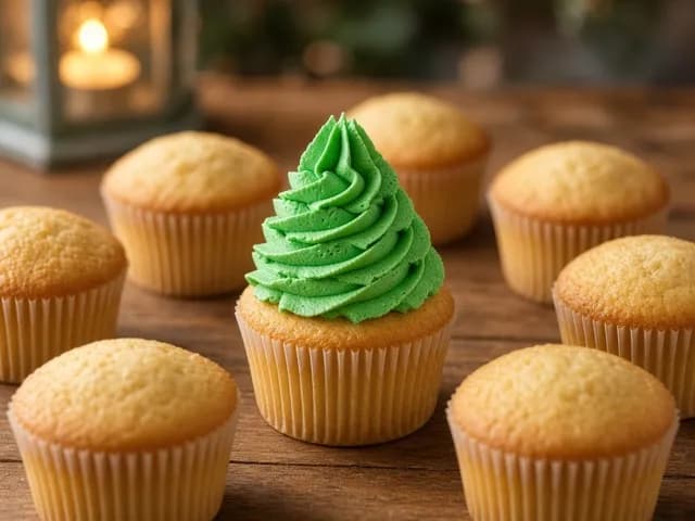 Décor, Cupcakes sapin