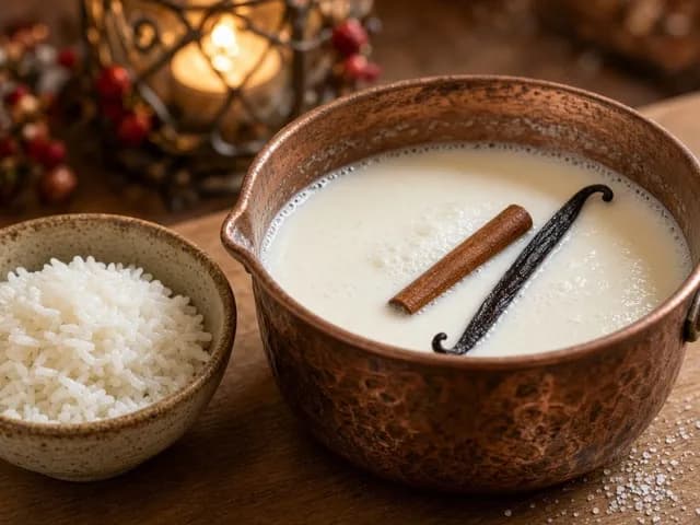 Démarrer, Riz au lait à la cannelle
