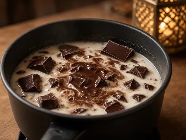 Fondre, Chocolat chaud onctueux