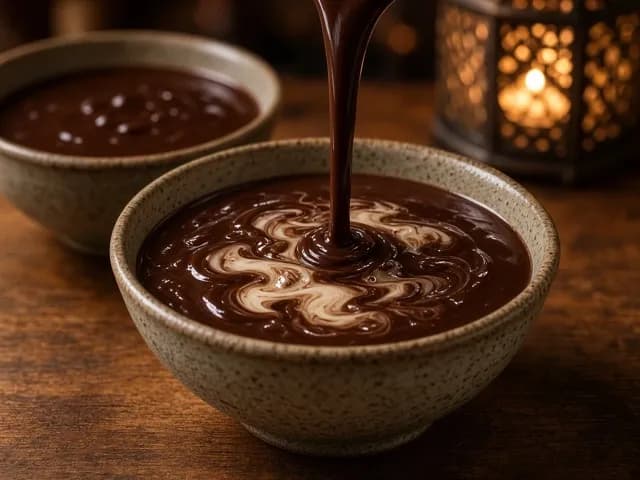 Servir, Chocolat chaud onctueux