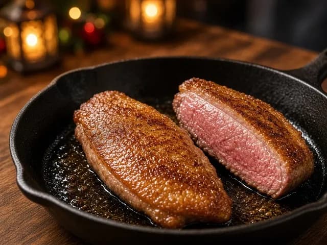 Cuire, Magret de canard à l'orange