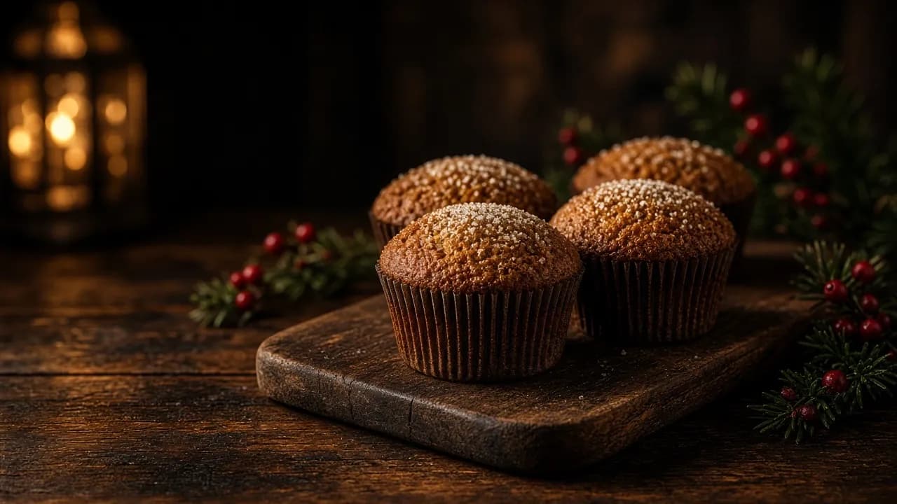 Cupcakes au pain d'épices