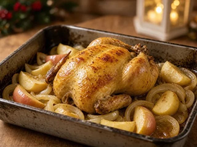 Pommes, Pintade aux pommes