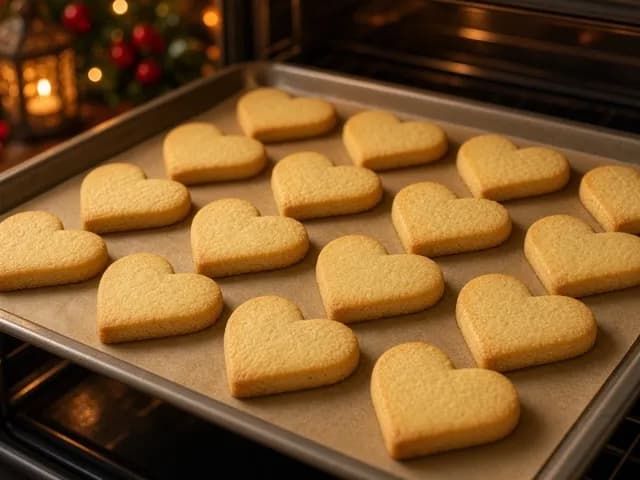 Cuire, Biscuits cœurs