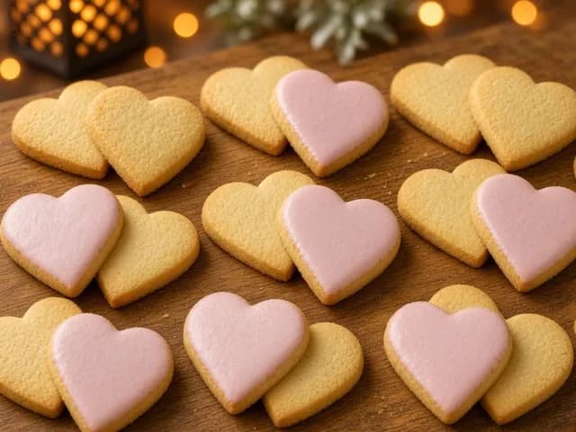 Offrir, Biscuits cœurs