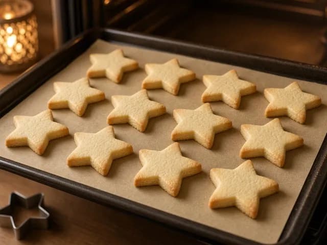 Étoiles, Biscuits étoiles glacées