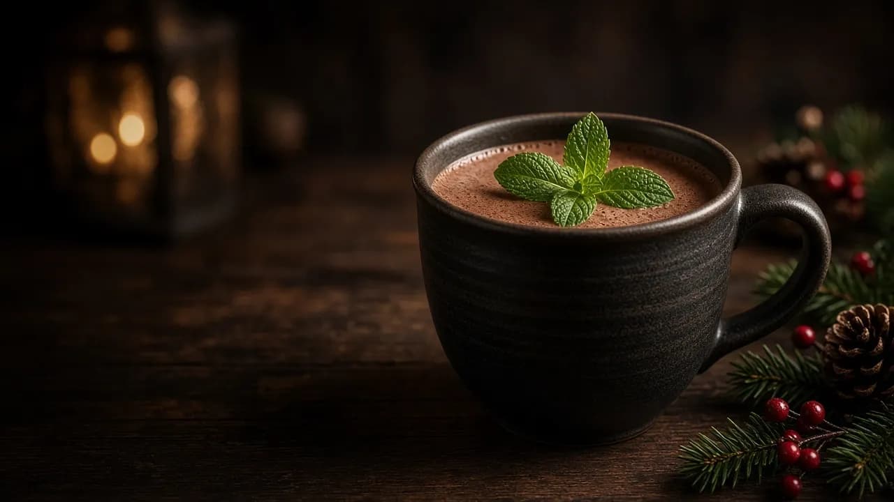Cacao à la menthe