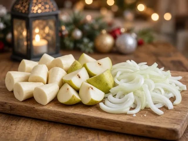 Éplucher, Velouté de panais à la poire