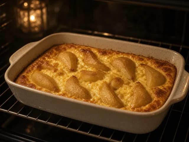 Cuire, Clafoutis aux poires