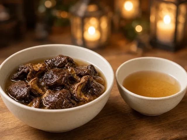 Ammollo, Risotto ai porcini