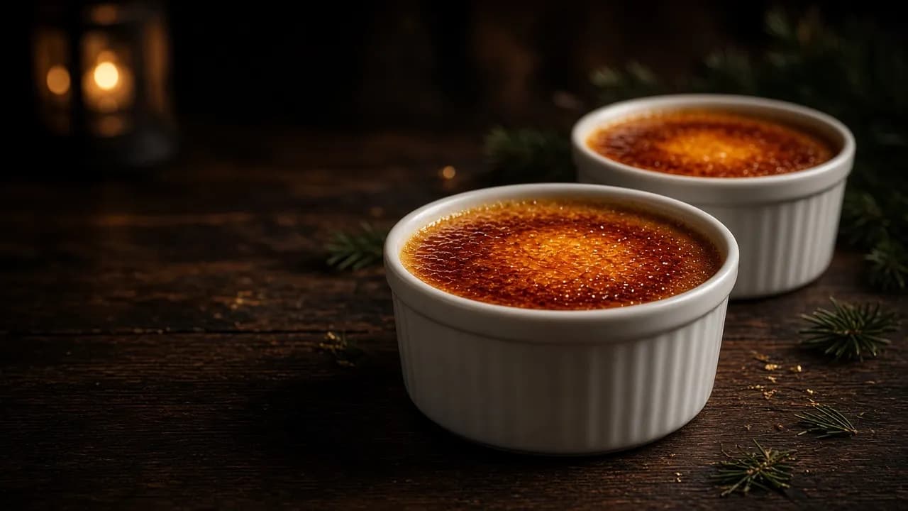 Crème brûlée à la vanille