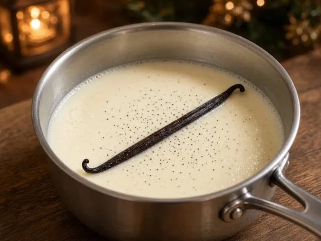 Trække, Vaniljecreme brûlée