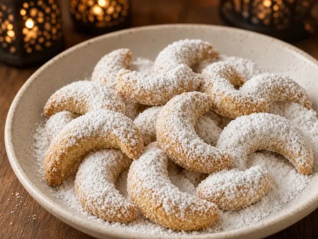 Enrober, Vanillekipferl