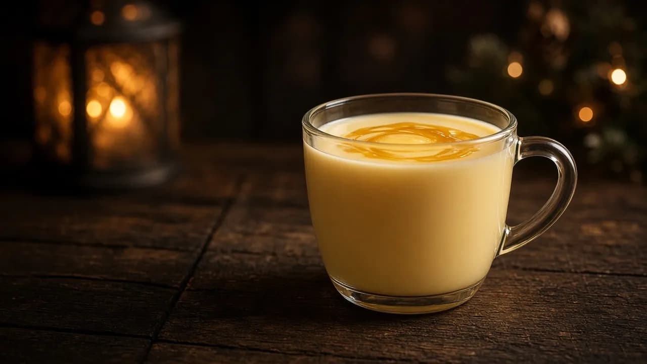 Lait chaud au miel