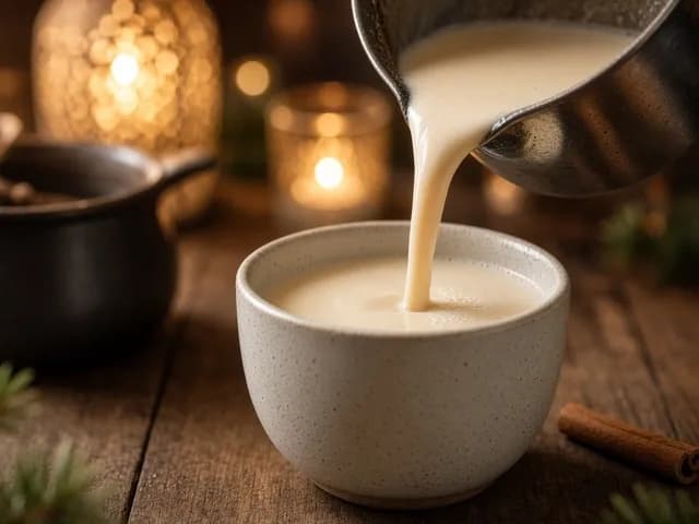 Servir, Lait chaud au miel