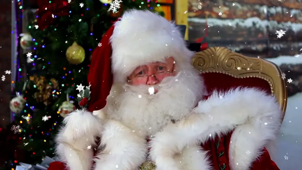 Message de bienvenue du Père Noël