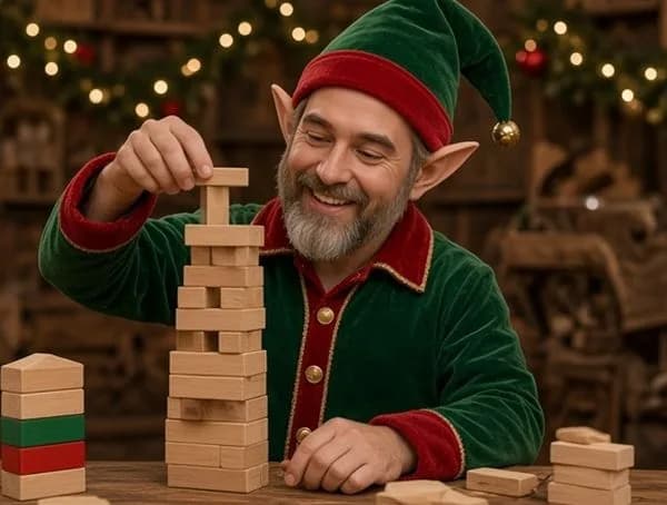 Cube, Bâtisseur de châteaux en bois
