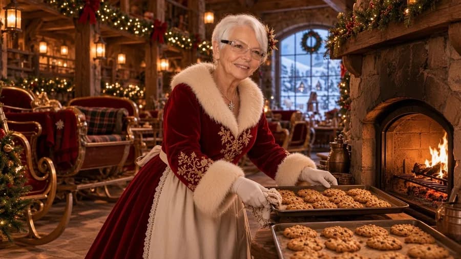 Croquants aux amandes, préparé par la Mère Noël