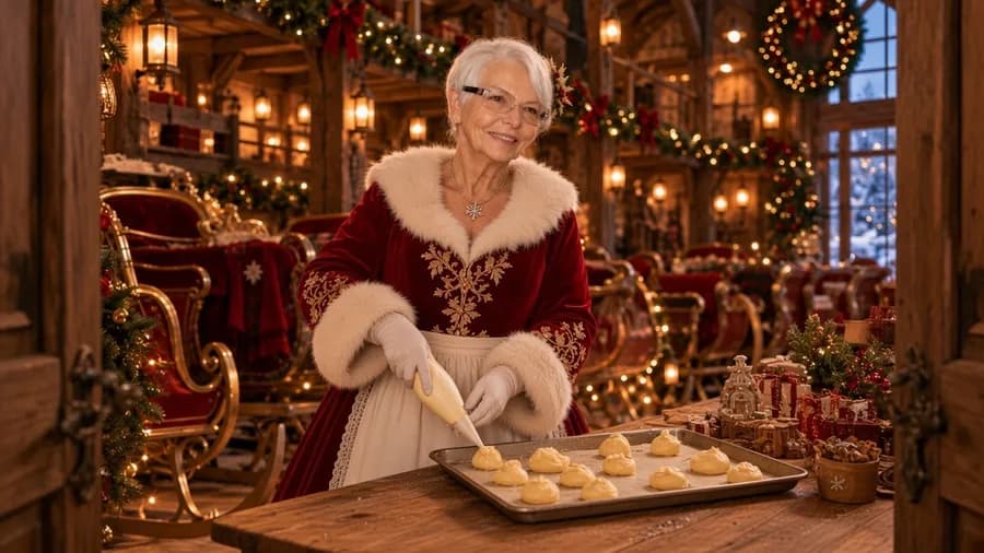 Gougères au comté, préparé par la Mère Noël